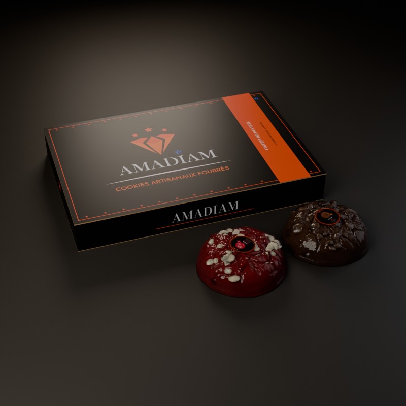 Coffret Découverte AMADIAM : les 6 cookies Pierres précieuses
