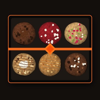 Coffret Découverte – les 6 saveurs – cookie fait maison Amadiam