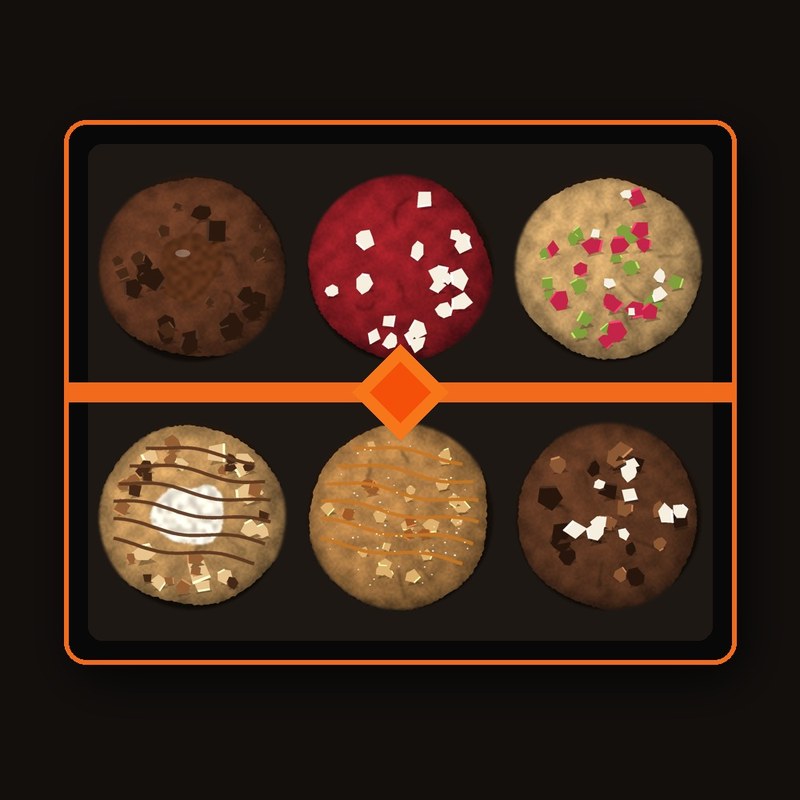 Coffret découverte des 6 cookies Amadiam